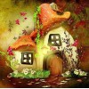 Fairy Tale Mushroom House - Paint with Diamonds