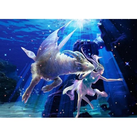 Capricorn Zodiac - Paint by Diamonds