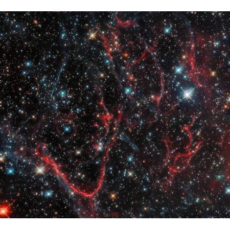 Tangled Remnants of a Supernova