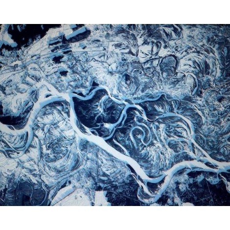 The Frozen Wild Dnieper River