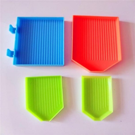 Large Capacity Plastic Trays for Diamond Painting