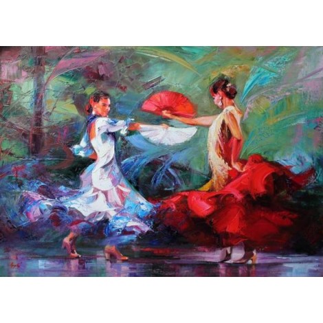 Mother and daughter dance by Eva Szakacs