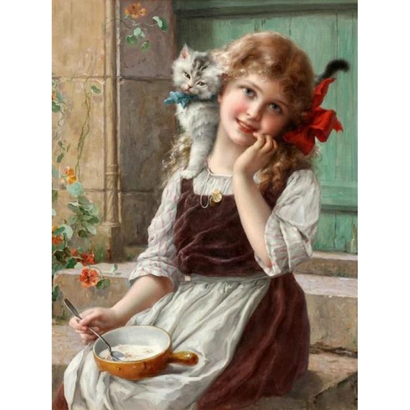 Little Girl with Kit...