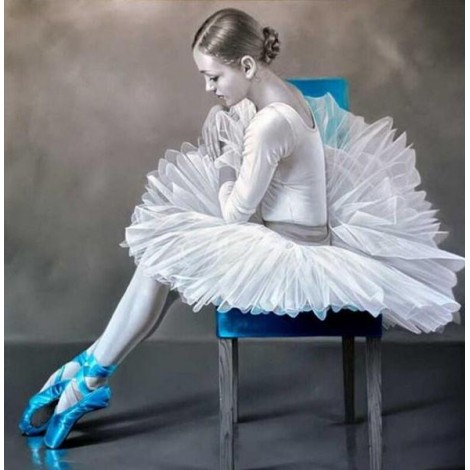 Elegant Ballet Girl Diamond Painting