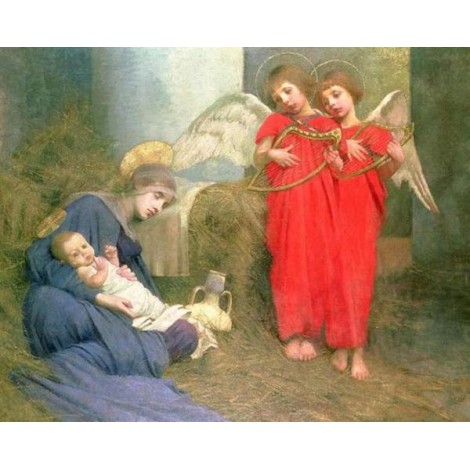 Angels Entertaining the Holy Child