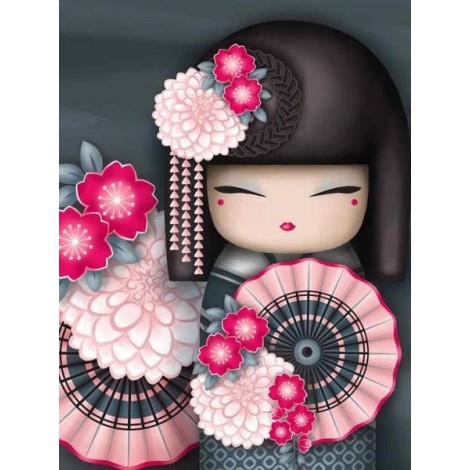 Japanese Doll - Diamond Painting Kit