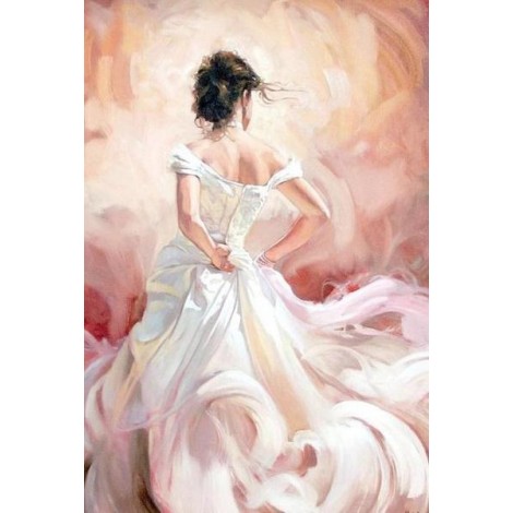 Glamorous Dancing Girl Diamond Painting
