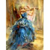Girl Playing Violin & Dancing