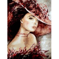 Stunning Lady Painting Ki...