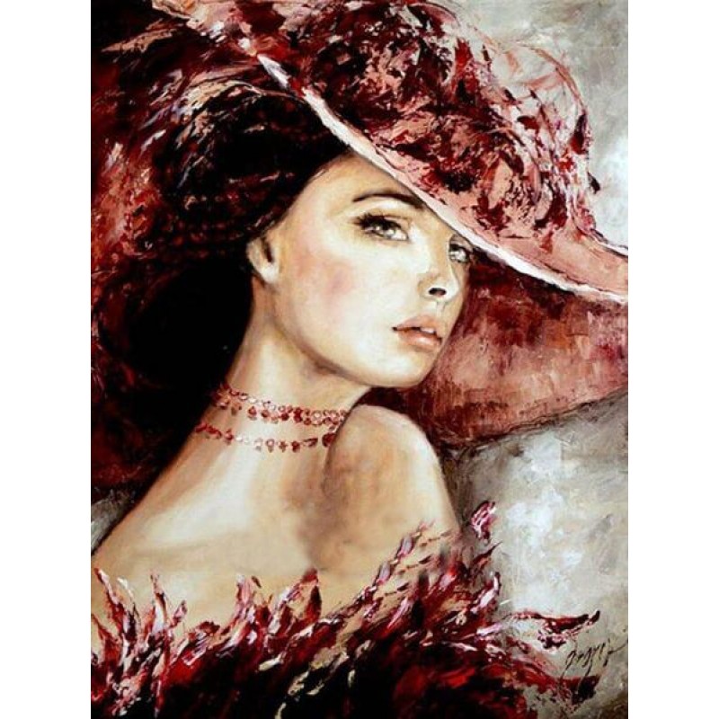 Stunning Lady Painti...