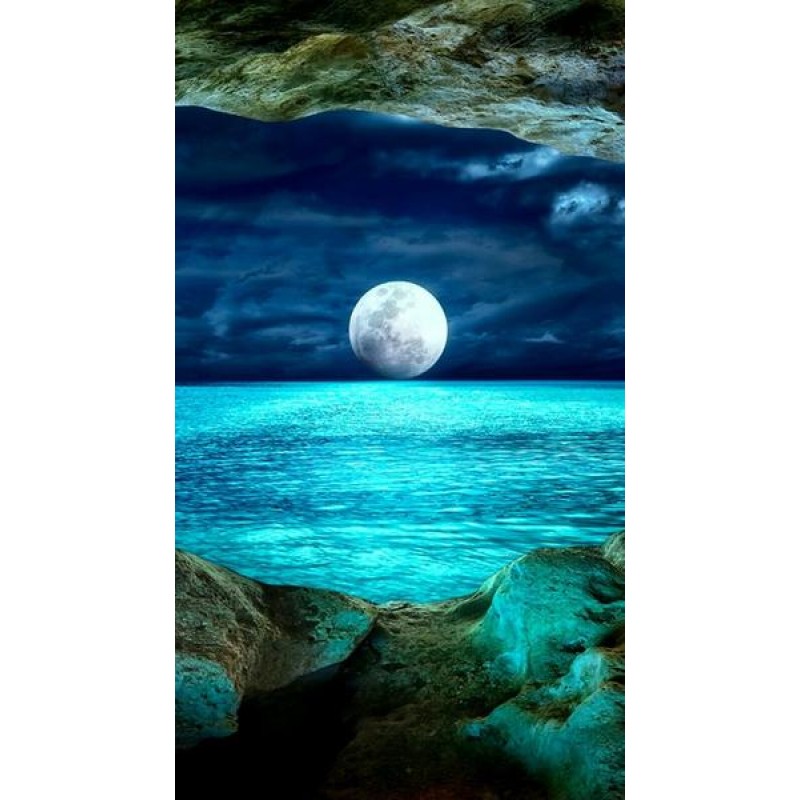 Moonlight on water