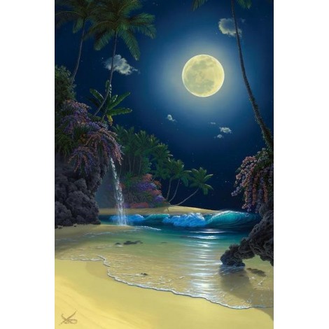 Amazing Night with Shining Moon