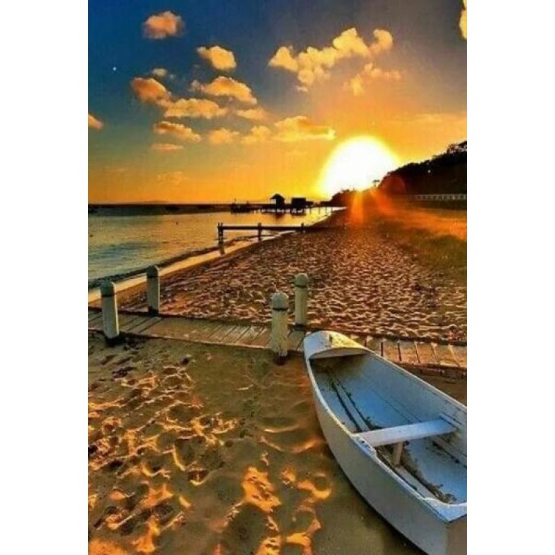 Boat on the Beach Di...