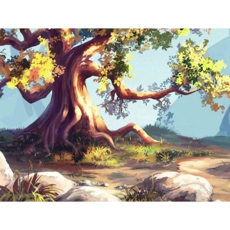 Lonely Tree - Paint by Diamonds