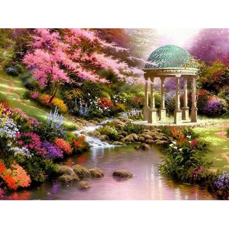 Gazebo by the Lake - Thomas Kinkade