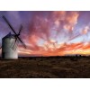 Beautiful Sky & Windmill Landscape