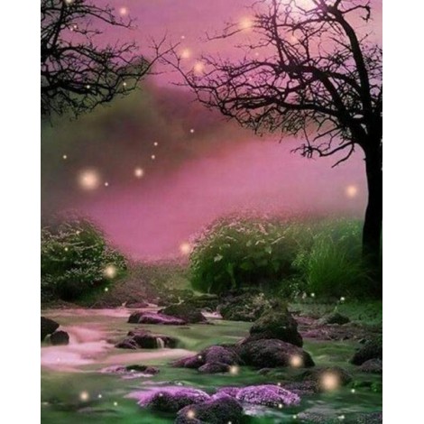 Beautiful Landscape & Fireflies