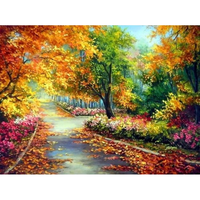Autumn Pathway - Pai...