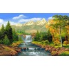 Mountains Stream - Diamond Painting Kit