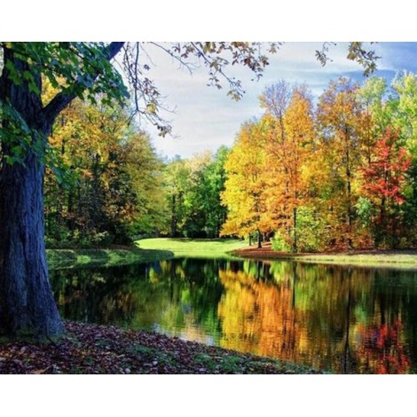 Peaceful View - Diamond Painting Kit