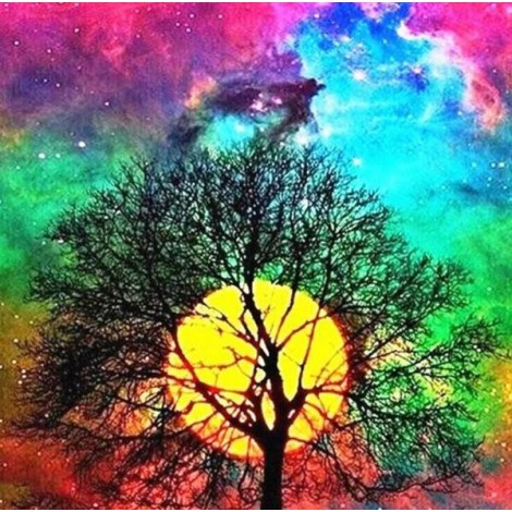 Rainbow Night Sky Diamond Painting
