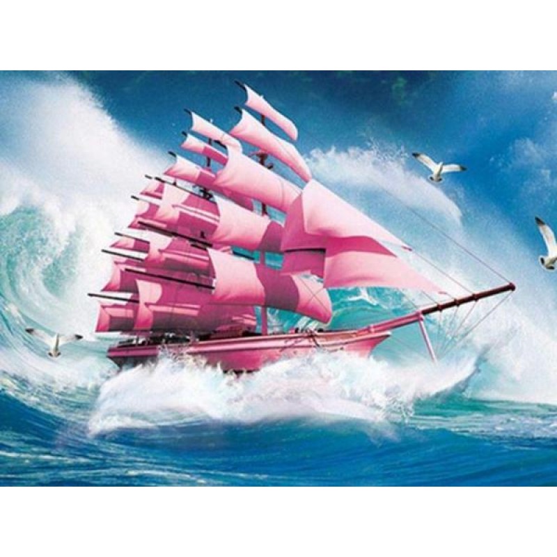 Pink Ship - Paint by...