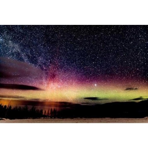 Aurora Borealis Night Sky
