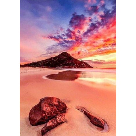 Beautiful Sky & Beach side Hill