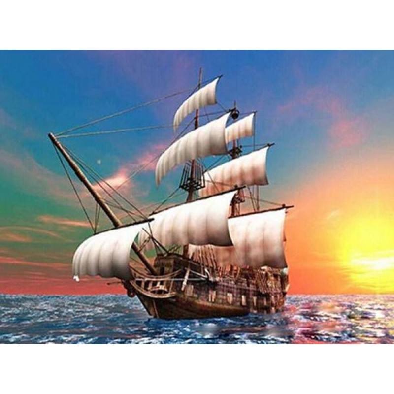 Ship in the Ocean Fu...