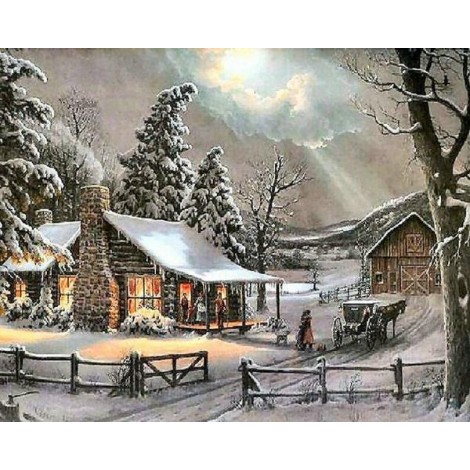 Winter Scene Diamond Painting