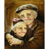 Loving Old Couple Diamond Painting