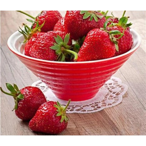 Strawberries Full Drill Painting Kit