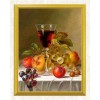 Wine Glass with some Fruits DIY Diamond Painting