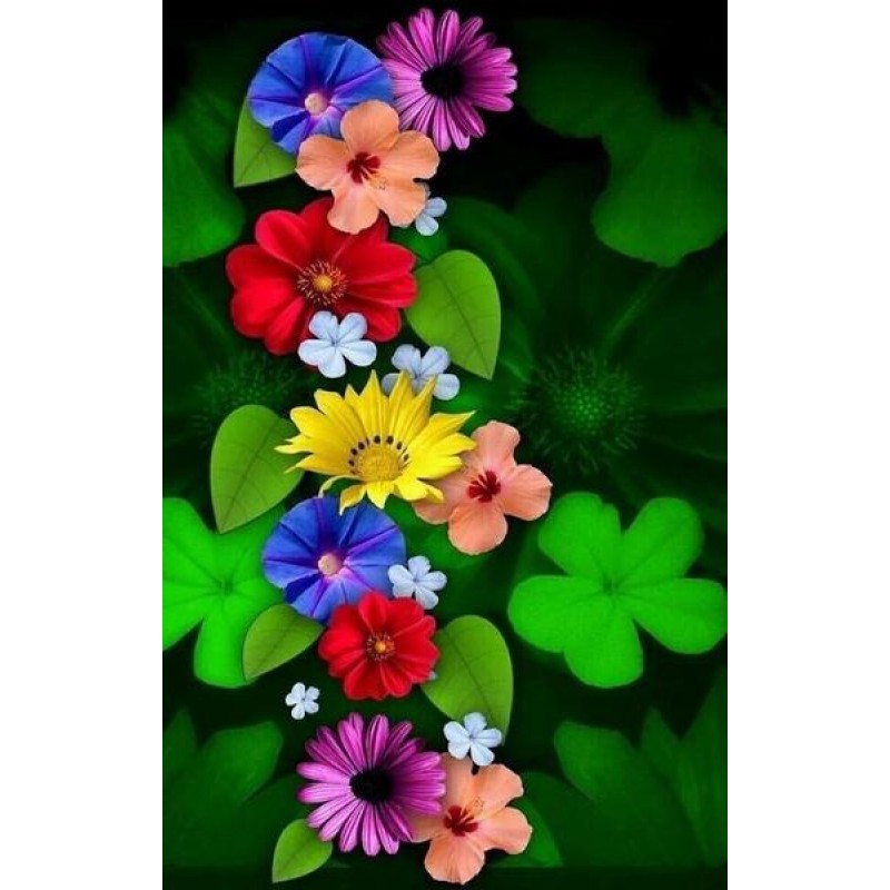 Colorful Flowers Bea...