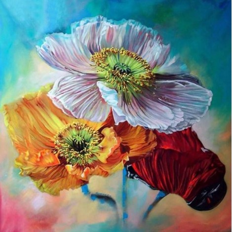 Nice Looking Flowers Diamond Painting