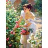 Lady Picking Roses - Vladislav Nagornov