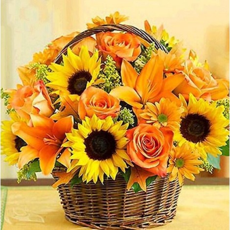 Captivating Roses & Sunflowers