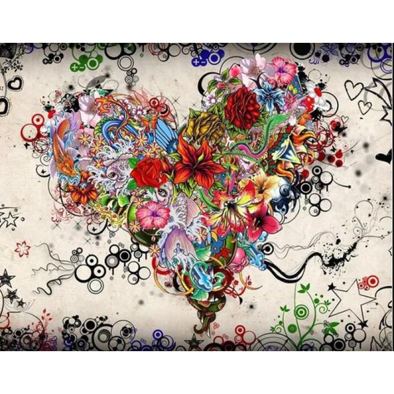 Valentine Floral Hea...