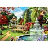 Fountain in Garden Diamond Painting