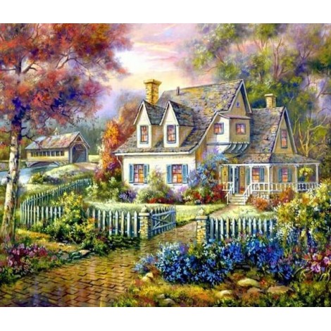 Beautiful House in Spring Season