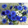 Blue Flowers 5D Diamond Painting