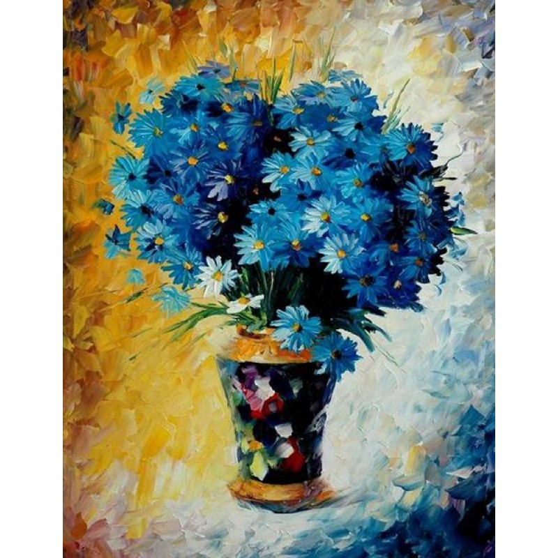 Blue Flowers - DIY D...