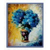 Blue Flowers - DIY Diamond Painting