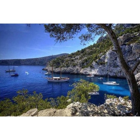 Calanque de Sugiton - Paint by Diamonds