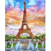 Eiffel Tower & Water Fountains