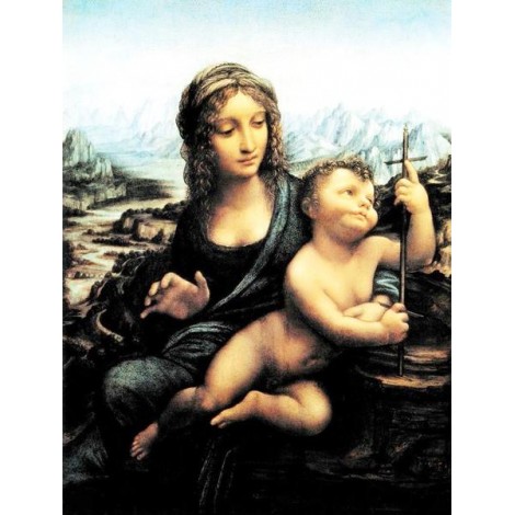 Madonna of the Yarnwinder DIY Diamond Painting