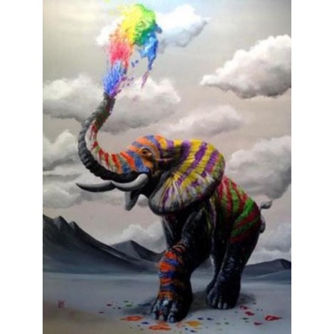 Rainbow Elephant by Michael Summers