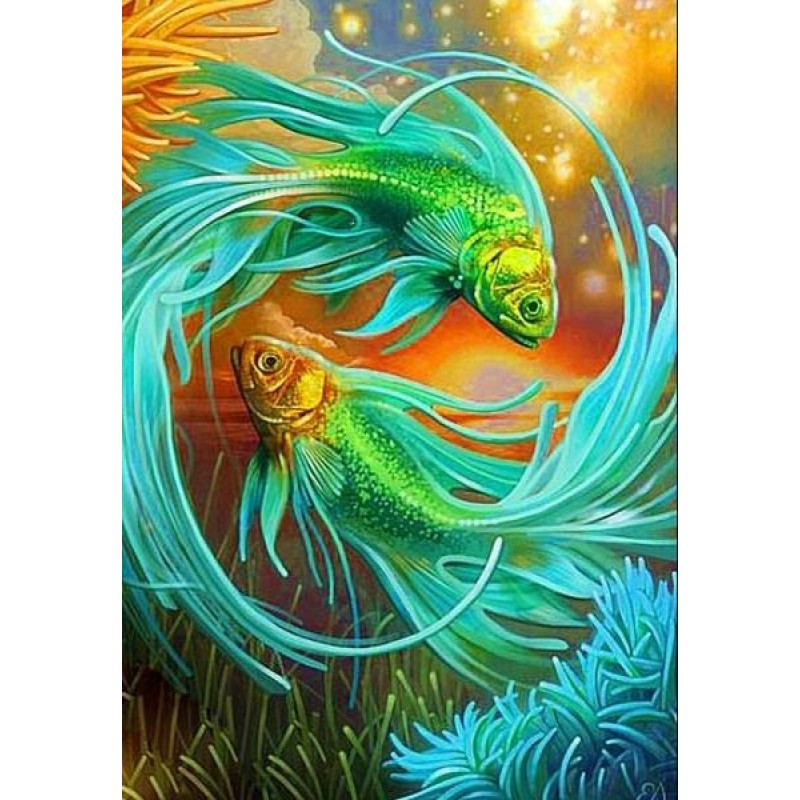 Pisces Fish - Diamon...