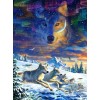 Moonlight Wolf Pack - Paint with Diamonds