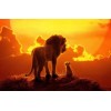 Lion & Cub on the Top of Mountain